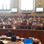 La platea nel sala del parlamentino del Cnel