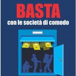 Locandina Basta società fittizie