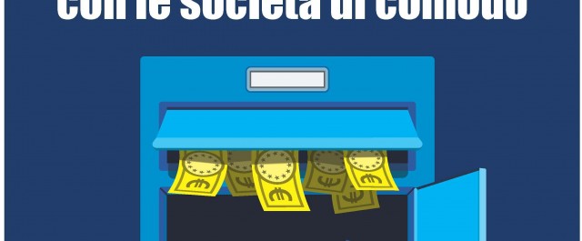 Locandina Basta società fittizie